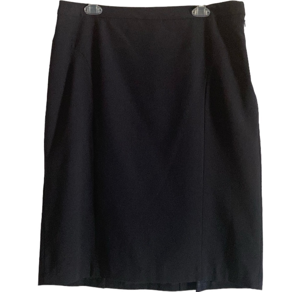 Apostrophe’ Essentials Black Plus Size Pencil Skirt